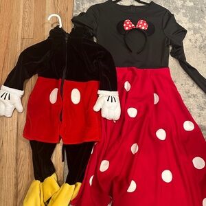 Mommy and me Mickey and Minnie Halloween outfit costume 18 - 24 months Large